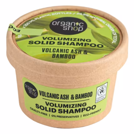 Твърд шампоан за обем, Organic Shop, 60 г