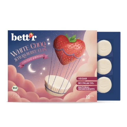 Бонбониера - бонбони с ягодов крем и бяла глазура - Bett'r