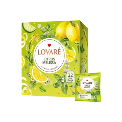 Чай в Пакетчета LOVARE Citrus Melissa