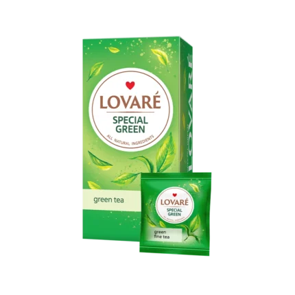 Чай в Пакетчета LOVARE Special Green